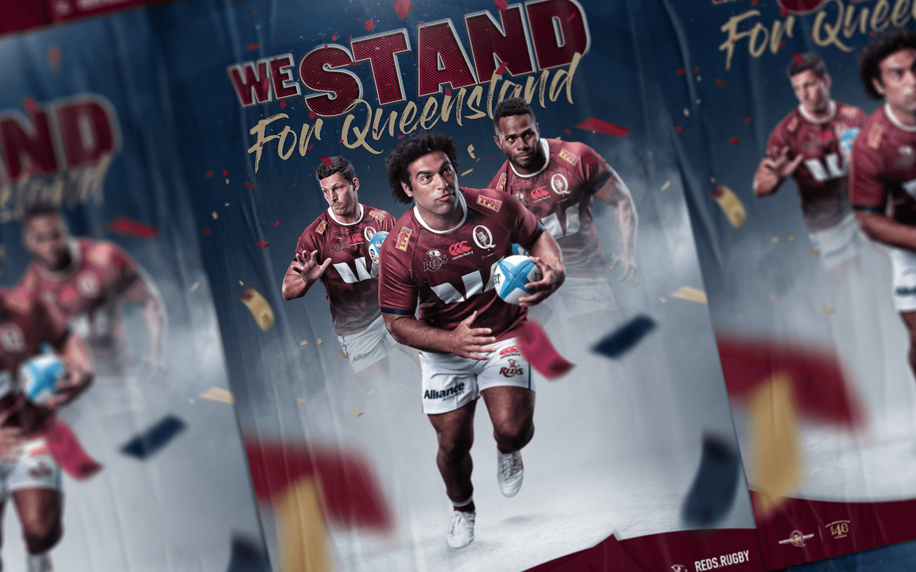 Qld Reds 2023 Super Rugby We Stand For Queensland | Mad Panda Media